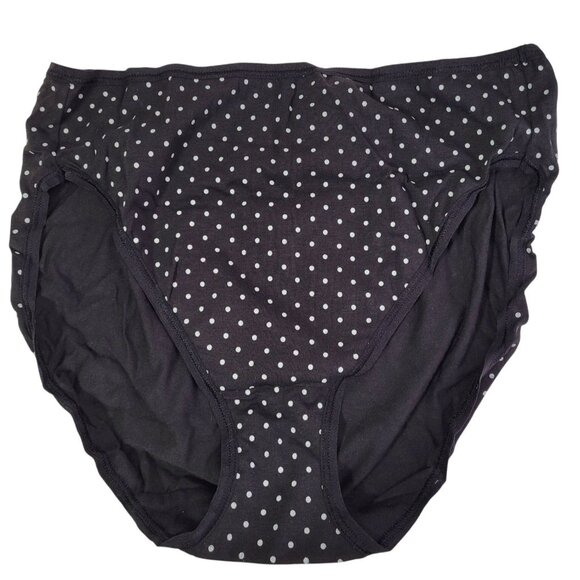 Felina Hi-Cut Cotton Stretch Panty Full Coverage Multicolor Size Medium 8-Pack - Picture 9 of 16